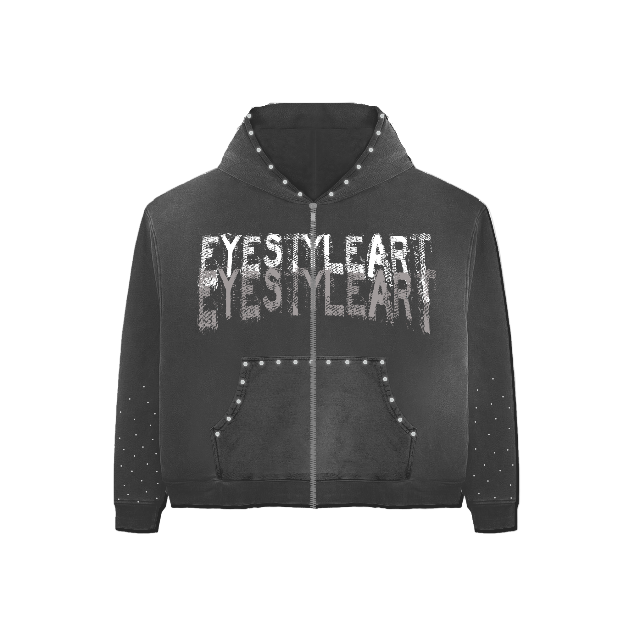 Black Rich Off Art Hoodie