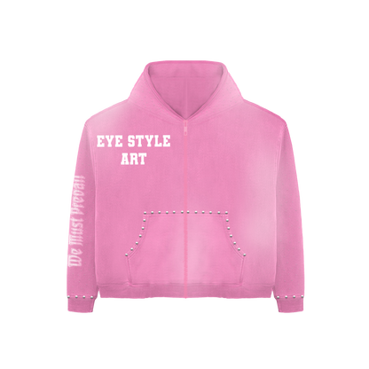 Pink Art Is Freedom Hoodie